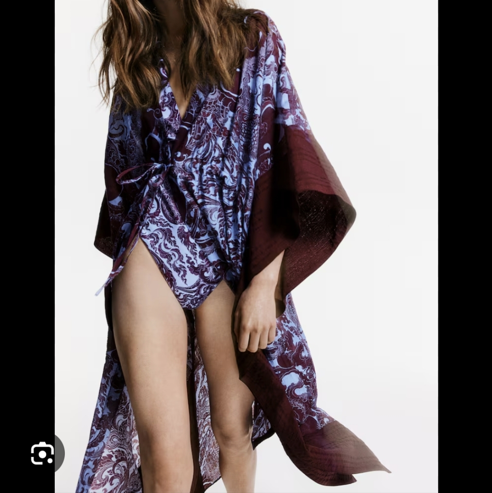 *LAST CHANCE* The White Lotus x H&M patterned kaftan dress new with tags!